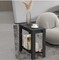 Narrow Couch Bedside Tables Nightstand Slim Accent Table Home 2 Tier End Table